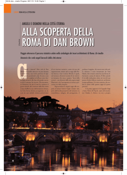 La Roma esoterica di Dan Brown , "Progress"