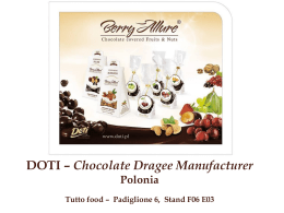 DOTI – Chocolate Dragee Manufacturer Polonia