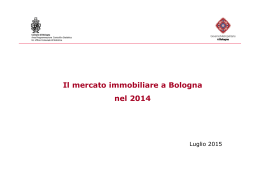 Dati al 31.12.2014 - Comune di Bologna