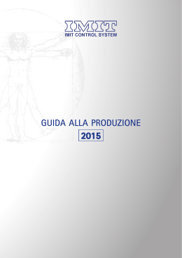 GUIDA ALLA PRODUZIONE 2015