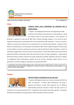 NewsLatter_Febbraio - Ambasciata della Repubblica di Angola in