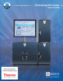 Cromatografia Ionica Sistema ICS-5000 (ICS-5000 Ion
