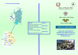 Provincia di Carbonia Iglesias Regione Autonoma Della Sardegna