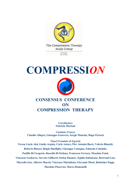 Consensus conference on Compression Therapy - S.I.F.