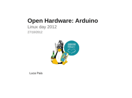Open Hardware: Arduino
