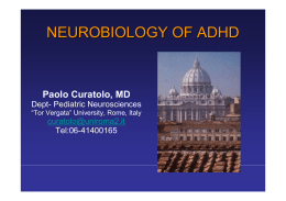 NEUROBIOLOGY OF ADHD