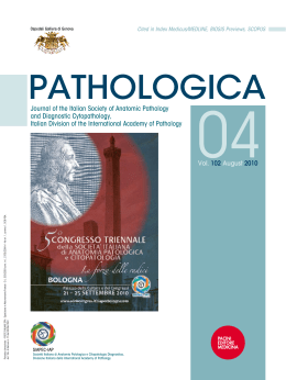 Journal of the Italian Society of Anatomic Pathology and Diagnostic