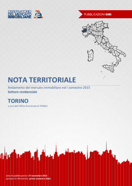 Nota Territoriale Torino