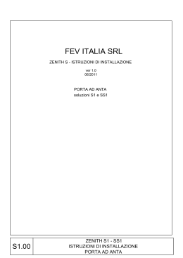 Anta S1 e SS1 - FEV Italia srl