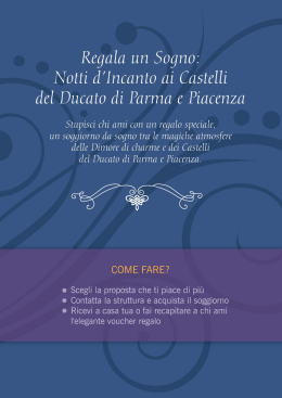 Soggiorni Romantici - I Castelli del Ducato di Parma e Piacenza