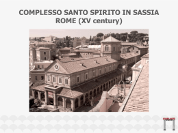 Capacities - Complesso Monumentale Santo Spirito In Sassia