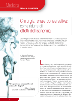 Ischemiarenale - UrologoInformer 2011 - Urologia