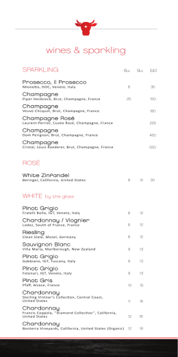 Wine List 2014