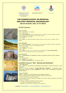 the summer school on medieval and post