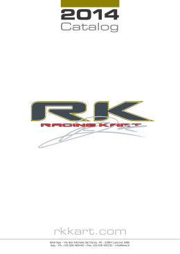 Catalog - RK RACING KART by Robert Kubica