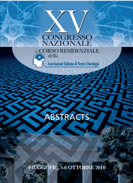 Volume Abstract - Associazione Italiana di Neuro