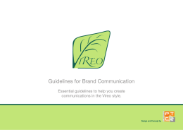 Guidelines for Brand Communication
