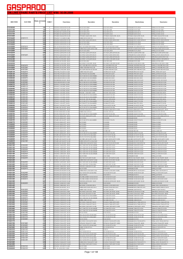 On-line Parts Price List n.99 GAS 30-06-2008