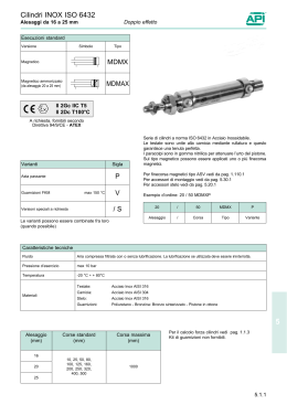 Cilindri INOX ISO 6432