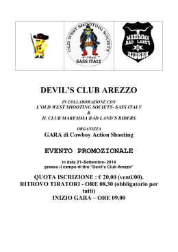 DEVIL`S CLUB AREZZO