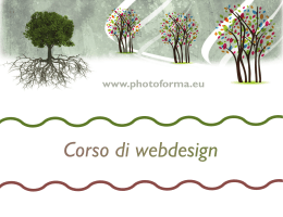 Corso di webdesign