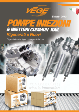 Pompe Iniezioni & Iniettori Common Rail