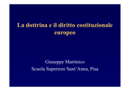 MartinicoEuropean studies - Dipartimento di Scienze Politiche e