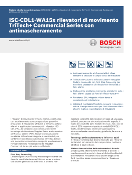 ISC‑CDL1‑WA15x rilevatori di movimento TriTech+ Commercial
