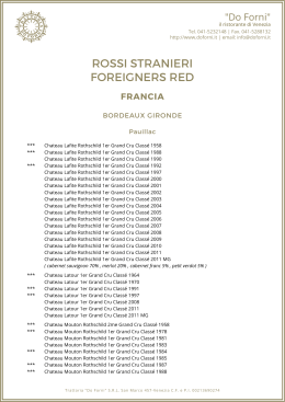 ROSSI STRANIERI FOREIGNERS RED