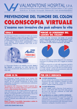 Colonscopia Virtuale - Valmontone Hospital