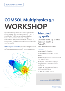 COMSOL Multiphysics 5.1