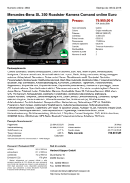 Mercedes-Benz SL 350 Roadster Kamera Comand online Euro