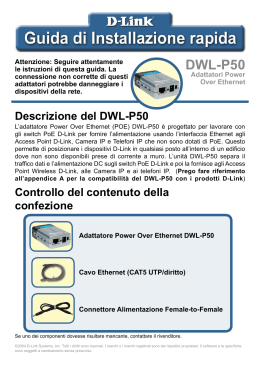 Connessione del DWL-P50 - D