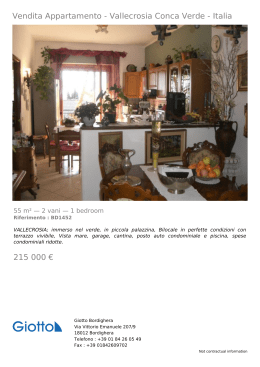 Vendita Appartamento - Vallecrosia Conca Verde