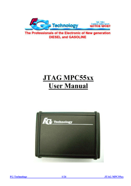 JTAG MPC55xx User Manual