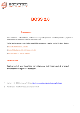 BOSS 2.0 - Bentel Security