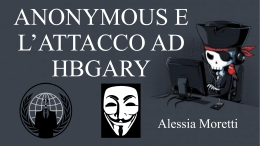 ANONYMOUS E L`ATTACCO AD HBGARY