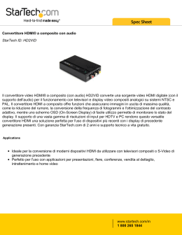 Convertitore HDMI® a composito con audio