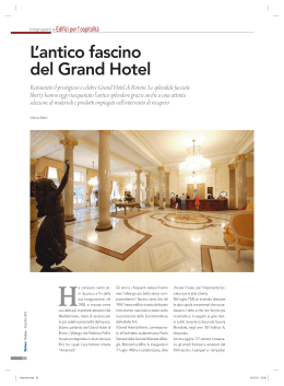 L`antico fascino del Grand Hotel