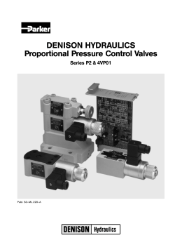DENISON HYDRAULICS Proportional Pressure Control Valves