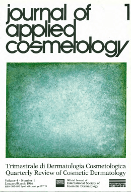 Trimestrale di Dermatologia Cosmetologica Quarterly Review of