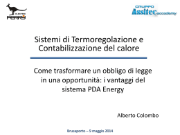 Intervento Perry Eletric – Ing. Colombo