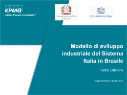 Modello di Sviluppo Industriale del Sistema Italia in Brasile