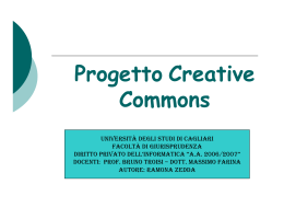 Progetto Creative Commons