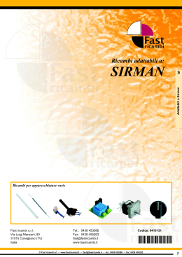 SIRMAN - Fast Ricambi