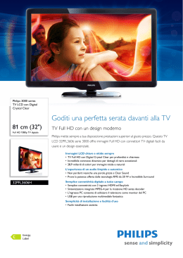 32PFL3606H/12 Philips TV LCD con Digital Crystal Clear