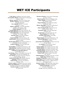 WET ICE Participants - IEEE Computer Society