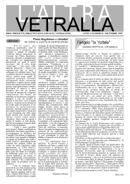 L`Altra Vetralla N. 8 - DICEMBRE 1999