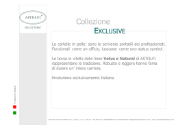 Collezione Exclusive - Astolfi Pelletteria
