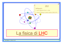La fisica di LHC